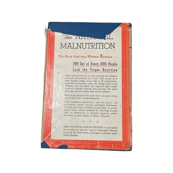 COPY - Vintage The National Malnutrition Book By Dr, D. T. Quigley, 1943 - Picture 6 of 6